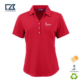 C&B Forge Eco Stretch Recycled Women's Short Sleeve Polo. LCK00199