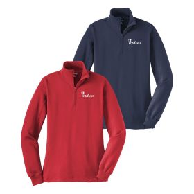 SportTek Ladies' 1/4-Zip Sweatshirt. LST253