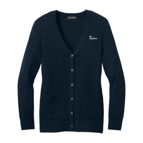 Ladies' Easy Care Button-Up Cardigan Sweater. LSW4150
