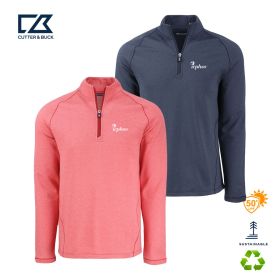 C&B Men's Peshastin Fleece Recycled Half Zip Pullover. MCK01325