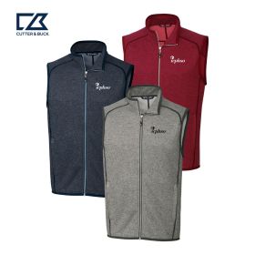 C&B Mainsail Sweater-Knit Mens Full Zip Vest. MCO00047 