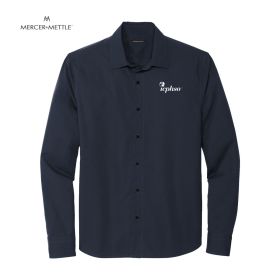 MERCER+METTLE&trade; Men's Long Sleeve Stretch Woven Shirt. MM2000