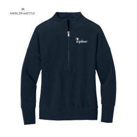 Mercer+Mettle® Ladies' Linear Texture 1/4-Zip. MM3041