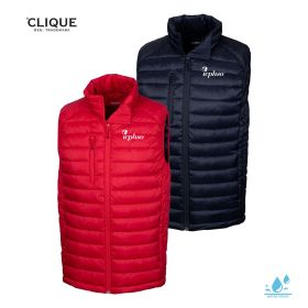 Clique Hudson Insulated Mens Full-Zip Puffer Vest. MQO00069