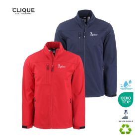 Clique® Tempest Waterproof Full Zip Men's Softshell Jacket. MQO00078 - DF/LC