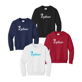 Youth Crewneck Sweatshirt. PC90Y DF/FF