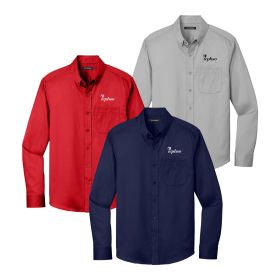 Men's Long Sleeve SuperPro React&trade; Twill Shirt. W808