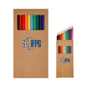 2-Piece Colored Pencil Set (LOTS OF 12). 11998