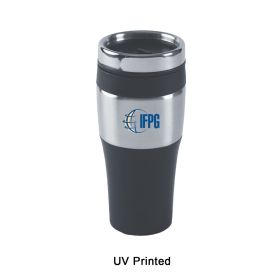 16 oz Silver Streak Travel Mug (Sold Individually). MG410