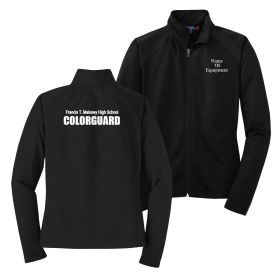 MALONEY COLORGUARD -Ladies' Tricot Track Jacket - EMB/FB