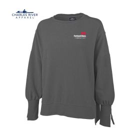 CR Ladies' Camden Spliced Crewneck Sweatshirt. 5523