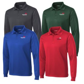 Long Sleeve Sport-Wick&reg; Polo. ST657 -EMB/LC