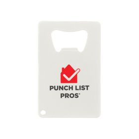 Punch List Pros - Credit Card Shaped Bottle Opener (LOT OF 24). 178-CARDOPENER