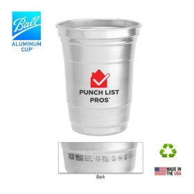 Punch List Pros - Top Cup by Ball™ 16 Oz. Aluminum Cup (LOTS OF 48). 50606