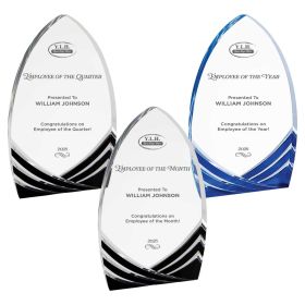 EMPLOYEE OF - ENGRAVED - 8" Cathedral Soaring Acrylic (Sold Individually). SA202