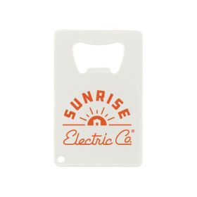 Sunrise Electric Co. - Credit Card Shaped Bottle Opener (LOT OF 24). 178-CARDOPENER