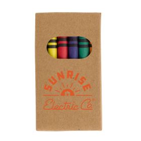 Sunrise Electric Co. - 6-Piece Crayon Set (Lots of 24). 460