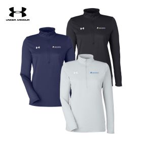 Under Armour Women's Team Tech 1/2-Zip Pullover. 1376862 DF/LC