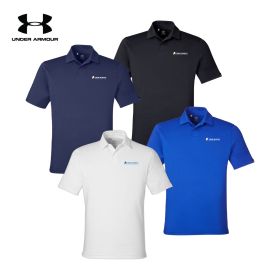Under Armour Men's Recycled Polo. 1383255 EMB/LC