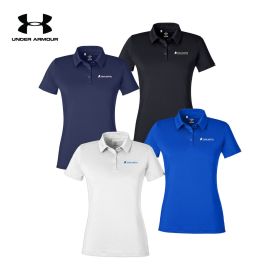 Under Armour Women's Recycled Polo. 1385910 EMB/LC