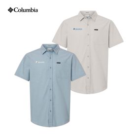 Columbia Rapid Rivers Novelty Short Sleeve Shirt. 199080 EMB/RC