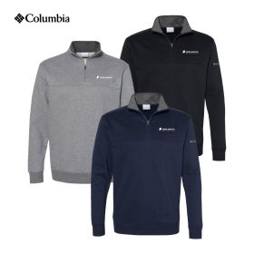 Columbia Men's Hart Mountain II Half-Zip Pullover. 212475 EMB/LC