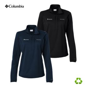 Columbia Women's Essential Hike Grid Fleece 1/2-Zip Pullover. 213624 EMB/RC