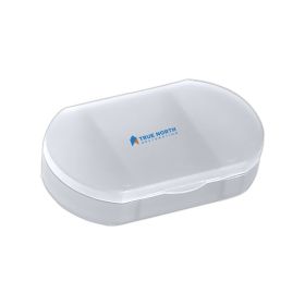 Oval Shape Pill Holder (Lots of 24). 7531