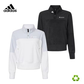 Adidas Women's Fleece 1/4-Zip Pullover. A601 DF/LC