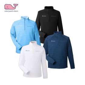 Vineyard vines Men's Sankaty 1/4-Zip Pullover. K002709 EMB/RC
