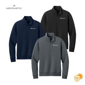 Mercer+Mettle Soft Spacer 1/4-Zip. MM3100 EMB/LC