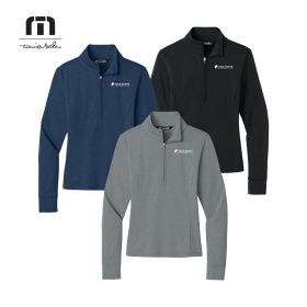 TravisMathew Women's Onward 1/2-Zip. TMA42778 EMB/LC