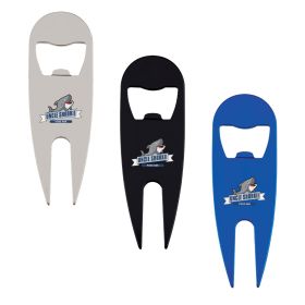 Aluminum Divot Tool with Bottle Opener (LOTS OF 24). 7270