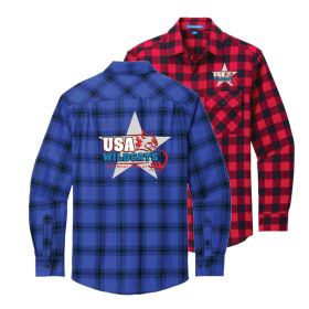 Plaid Flannel Shirt. W668 - DF/LC/FB