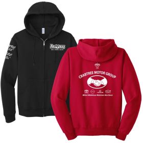  JERZEES&reg; Full-Zip Hooded Sweatshirt. 993M - DF/ 3 LOC.