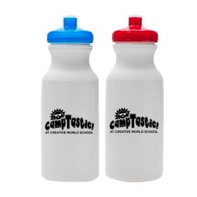 CAMPTASTIC -  20 Oz. Hydration Water Bottle-Red & Blue. 5891