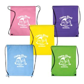 Non-Woven Drawstring Cinch-Up Backpack. BG120