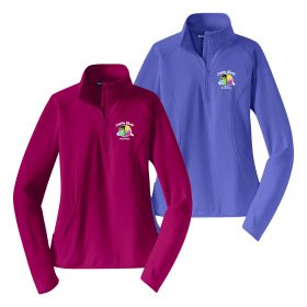 CWS - Ladies Stretch 1/2-Zip Pullover. LST850