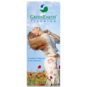 Girl With Poppies Pull-Up Banner