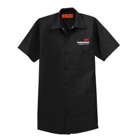 Red Kap&reg; Short Sleeve Industrial Work Shirt. SP24