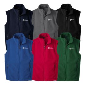 Men's Full-Zip Fleece Vest. F219