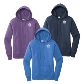  Ladies' Fleece Pullover Hooded Sweatshirt. LPC78H