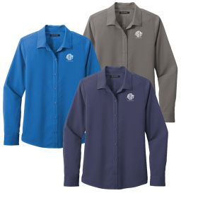 Ladies' Long Sleeve Performance Staff Shirt. LW401