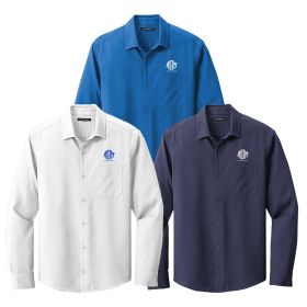 Men's Long Sleeve Performance Staff Shirt. W401