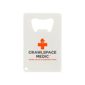 Crawlspace Medic - Credit Card Shaped Bottle Opener (LOT OF 24). 178-CARDOPENER
