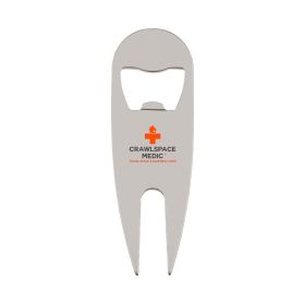 Crawlspace Medic - Aluminum Divot Tool with Bottle Opener (Lots of 24). 7270.