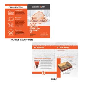 Crawlspace Medic - Homeowner Bi-Fold Brochure. 5.5 x 8.5" (Lots of 250)