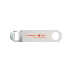 Crawlspace Medic - Double-Sided Metal Bottle Opener (Lots of 100). CSM-BO230