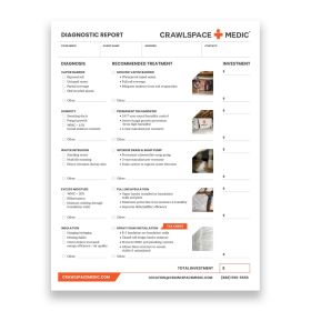 Crawlspace Medic - Diagnostic Report (Lots of 100)