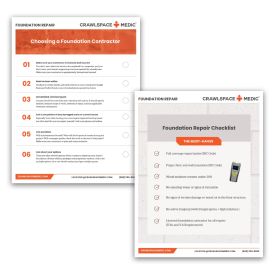 Crawlspace Medic - Foundation Repair Flyer (Lots of 100). 